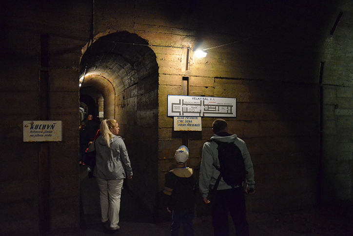 Podzemní tunel pevnosti